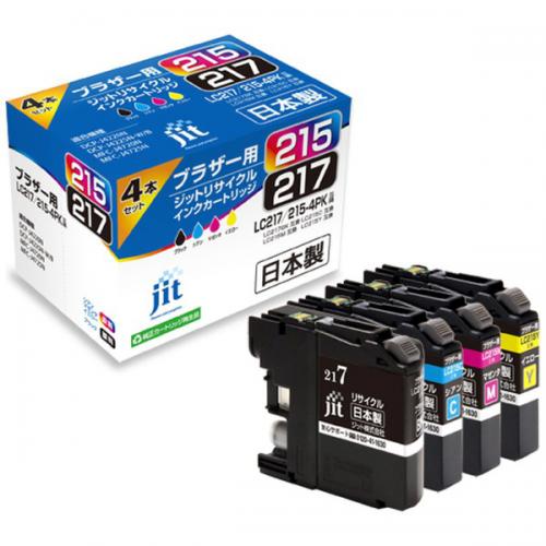 【SALE】ジット JIT リサイクルインク ブラザー用 4色セット JIT-B2172154P