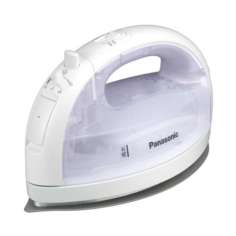 パナソニック Panasonic コードレススチームアイロン Wヘッドベース ホワイト NI-WL410-W