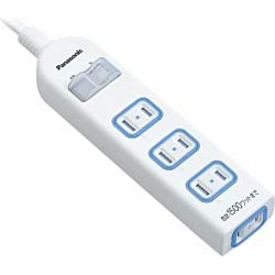 Panasonic 配線器具 ザ・タップ X 4個口 3m ホワイト WHA25342WKP パナソニック