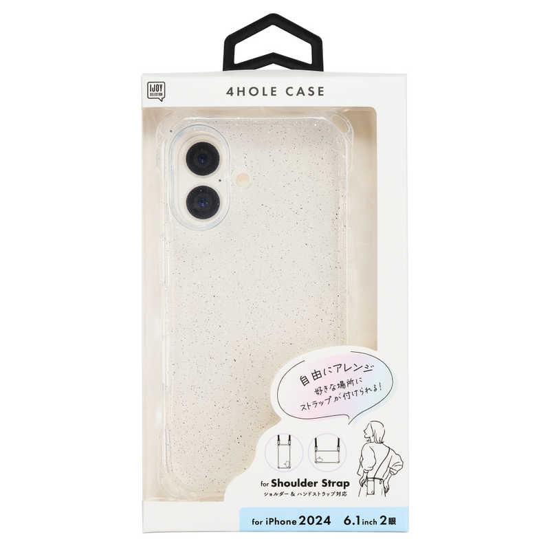 サンクレスト SUNCREST iPhone 16用4ホールケース クリアラメ I38FIJS02