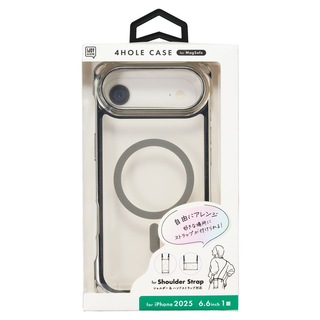 サンクレスト SUNCREST iPhone Air用4ホールケース メタリックシルバー I39CIJS04