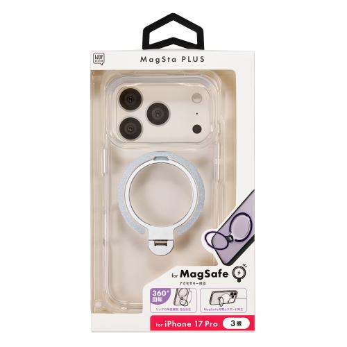 サンクレスト SUNCREST iPhone17 Pro用マグスタプラスケース クリア I39RIJS01