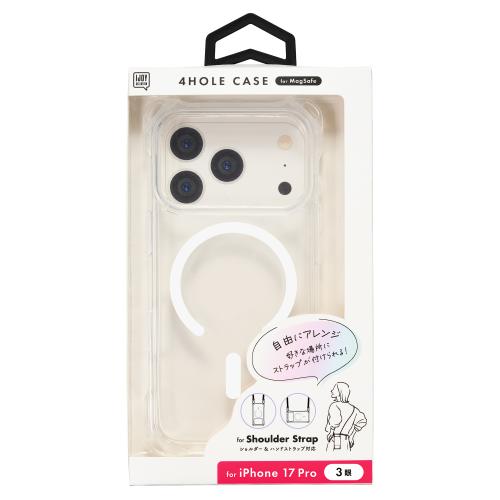 サンクレスト SUNCREST iPhone17 Pro用4ホールケース クリア I39RIJS03