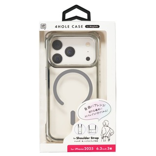 サンクレスト SUNCREST iPhone17 Pro用4ホールケース メタリックシルバー I39RIJS04