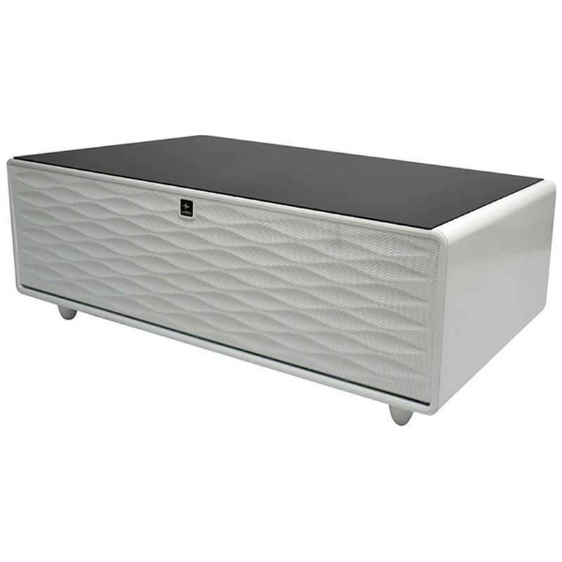ロイヤル スマートテーブル SMART TABLE LOOZER ルーザー WHITE 冷蔵庫付テーブル 2ドア 135L Bluetoothスピーカー搭載 STB135 WHITE