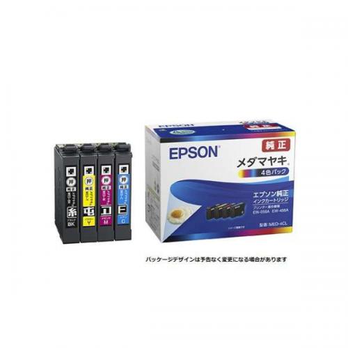 エプソン EPSON エプソン純正 インクカートリッジ メダマヤキ 4色パック MED-4CL