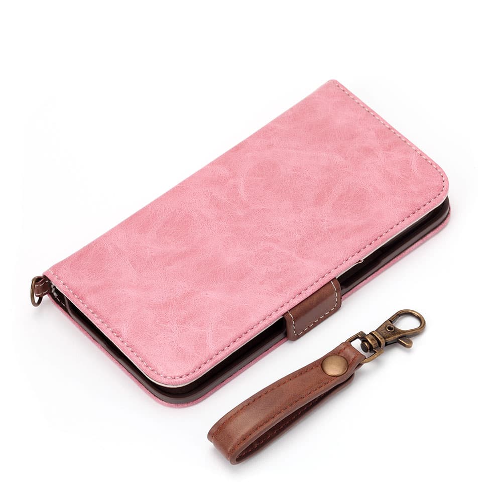 PGA iPhone 14 Pro 6.1インチ フリップカバー [ダスティピンク] Premium Style ダスティピンク PG-22QFP03PK