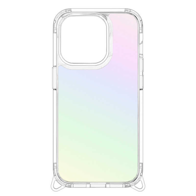 PGA iPhone 15 Pro用クリアタフケース オーロラ PG-23BPT05AR