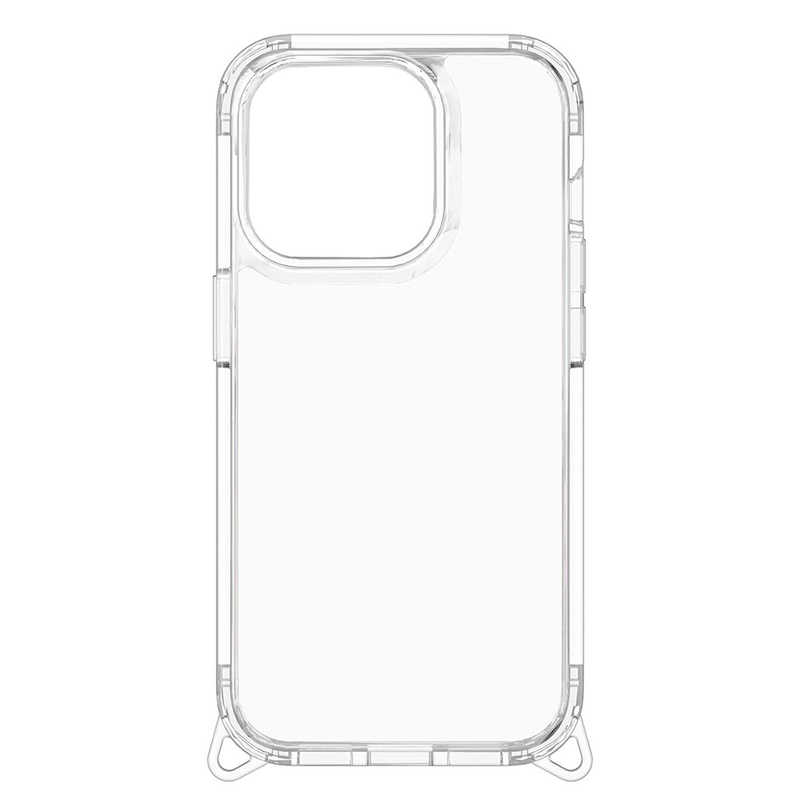 PGA iPhone 15 Pro用クリアタフケース クリア PG-23BPT04CL