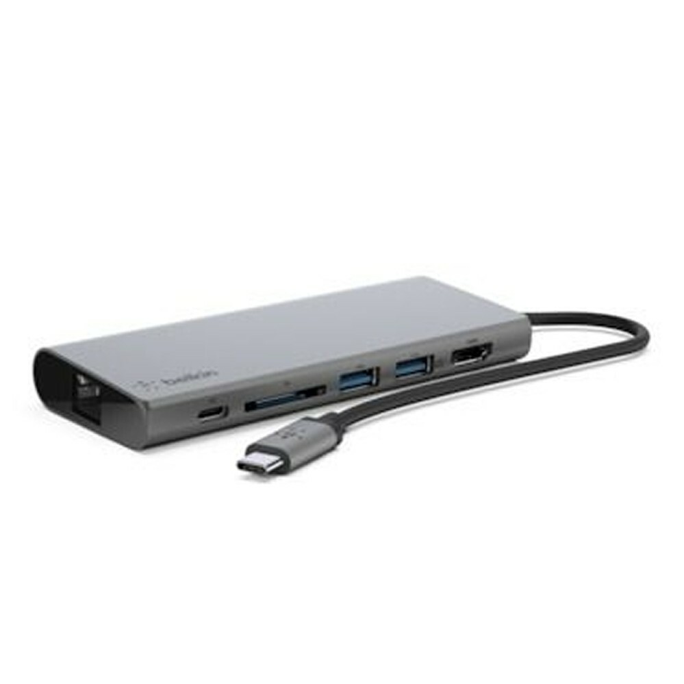 BELKIN USB-C マルチメディアハブ(60W､4K対応) F4U092BTSGY