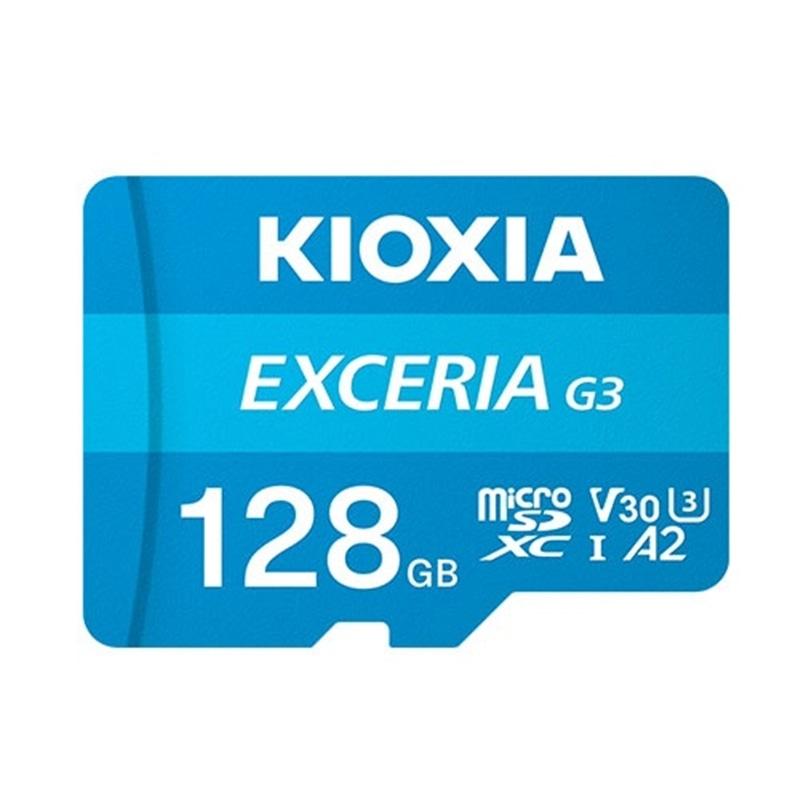 KIOXIA キオクシア EXCERIA G3 microSDXC UHS-I メモリカード 容量：128GB KMU-C128G