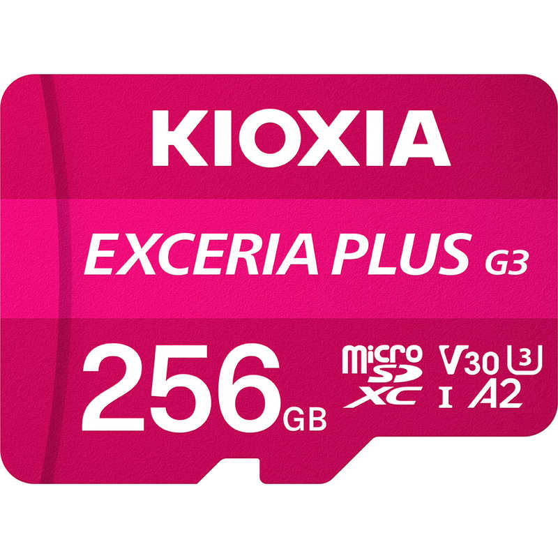 KIOXIA キオクシア EXCERIA PLUS G3 microSDXCカード ［Class10 / 256GB］ KMUH-C256G
