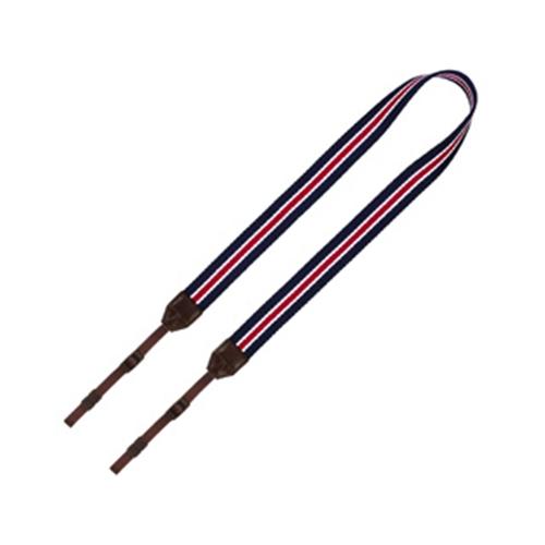 ハクバ HAKUBA 一眼カメラ用ストライプストラップ プラスシェル ネイビー／レッド KST-67ST30NVRD