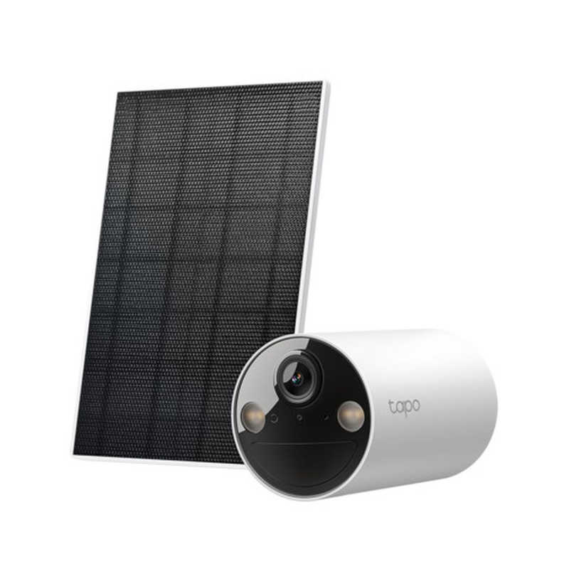 ティーピーリンク TP-Link ソーラーパネル付き バッテリーWiFiカメラ IP65 300万画素 スマートAI検知(人物) スポットライトを搭載 スマホで視聴 Micro SD対応 双方向通話 1年保証 TAPO-C410 KIT