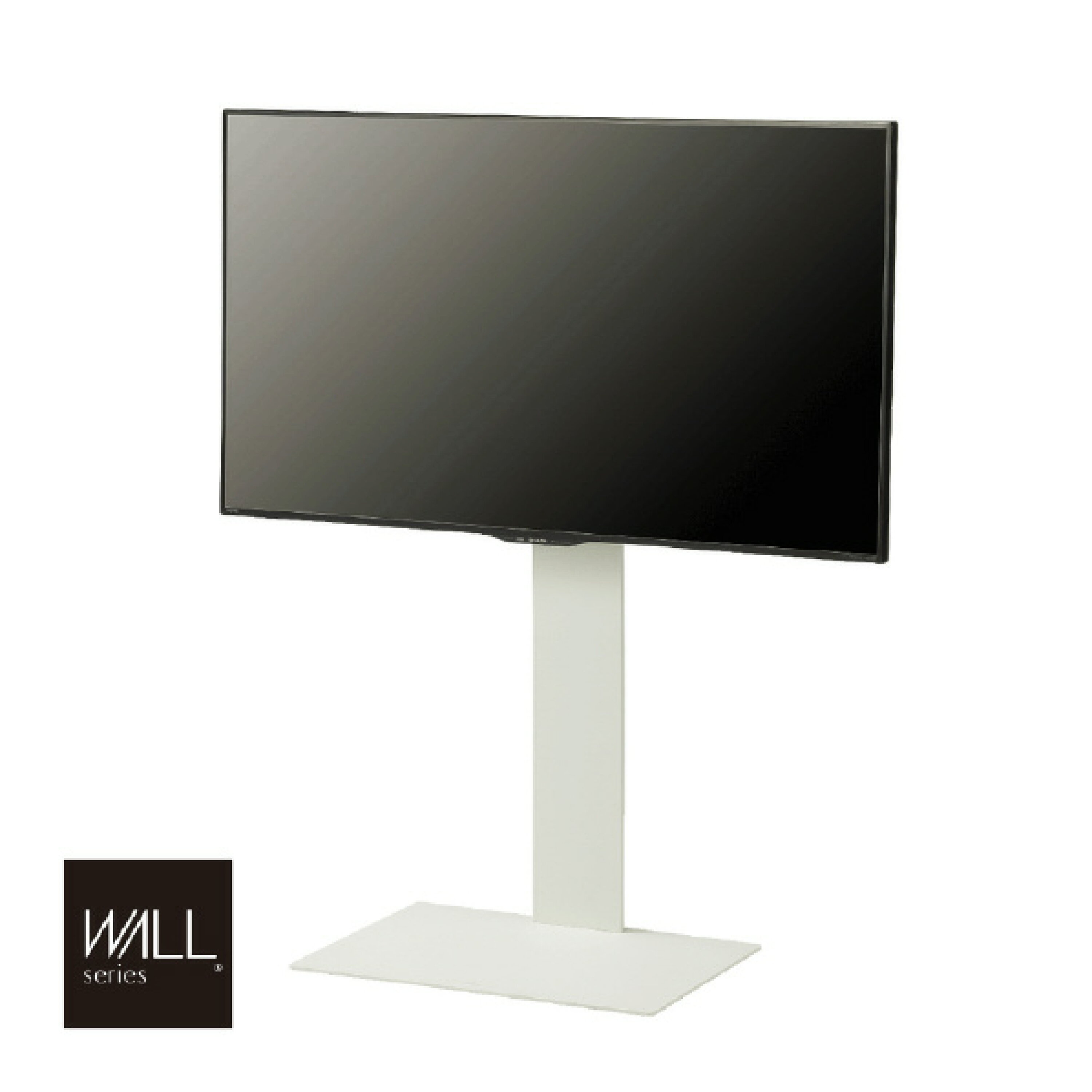 ナカムラ 32～65型対応 WALL テレビ台用スタンド EQUALS・WALLシリーズ サテンホワイト WLTVX5111