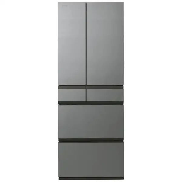 東芝 TOSHIBA 冷蔵庫 6ドア 586L フレンチドア FREEZA フリーザ WFシリーズ アッシュグレージュ GR-A590WF-ZH (大型)