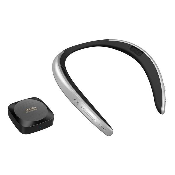 シャープ SHARP ウェアラブルAIスピーカー AQUOSサウンドパートナー シルバー AN-SC1-S