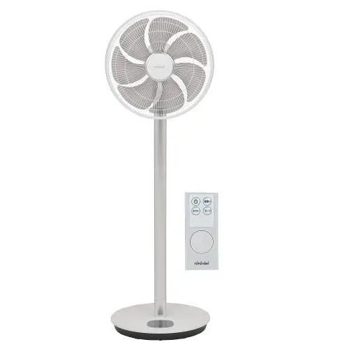 トヨトミ  DCモーター搭載リモコン付リビング扇風機 ホワイト FSFD3524W