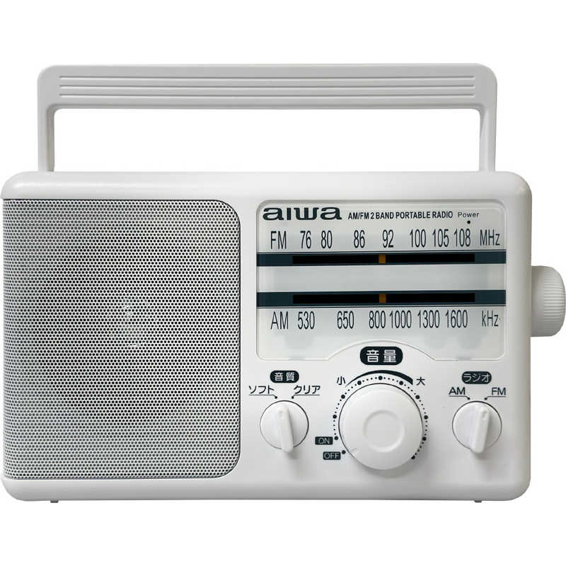 アイワ aiwa ポータブルホームラジオ GAA4-PHR0001-WH