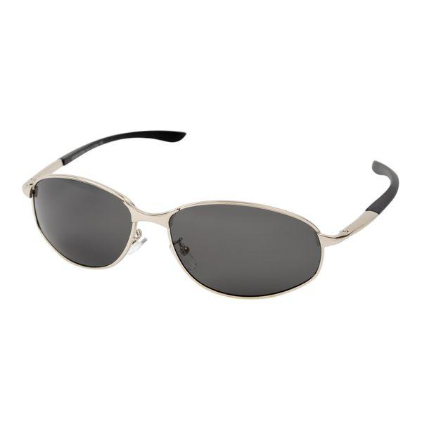 キャプテンスタッグ CAPTAINSTAG サングラス（偏光）スモーク シルバー　CSP-002-3