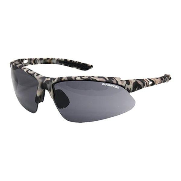 キャプテンスタッグ CAPTAINSTAG サングラス（スポーツ）スモーク グレー（迷彩）　CS-S007-1