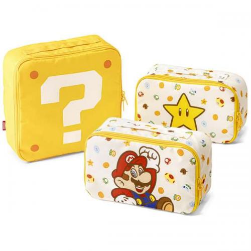任天堂 Nintendo スーパーマリオ　収納ポーチセット(ハテナブロック) NSL0132