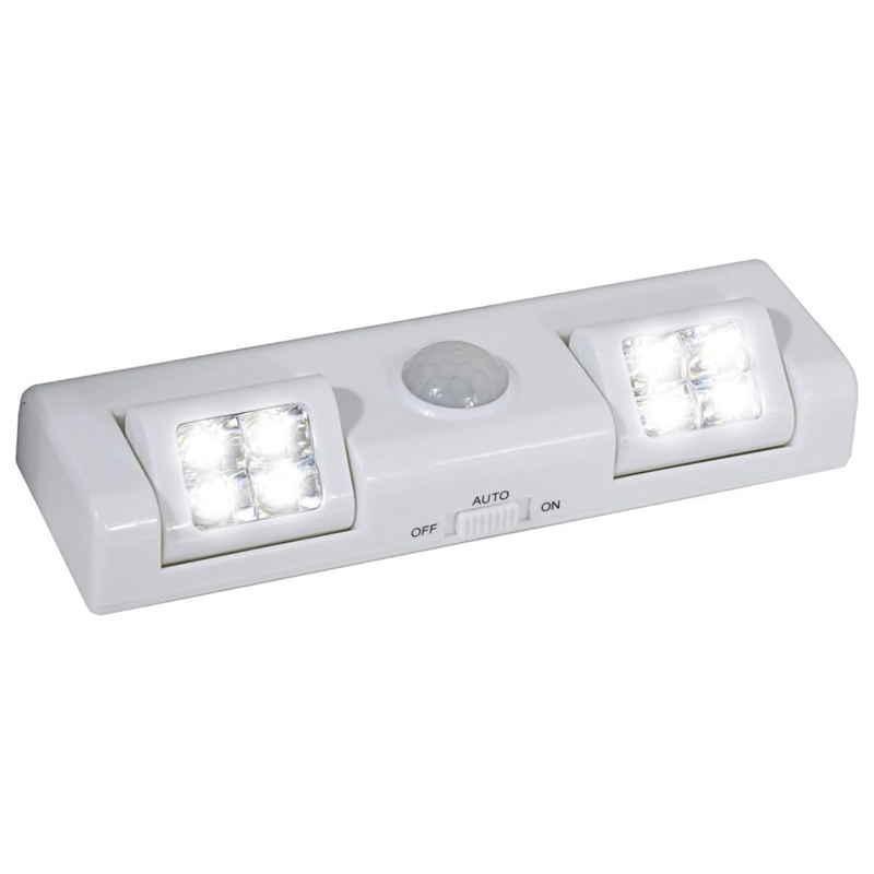 トレードワン どこでもセンサーライト 角ピカ ホワイト ［白色 /乾電池式］10423