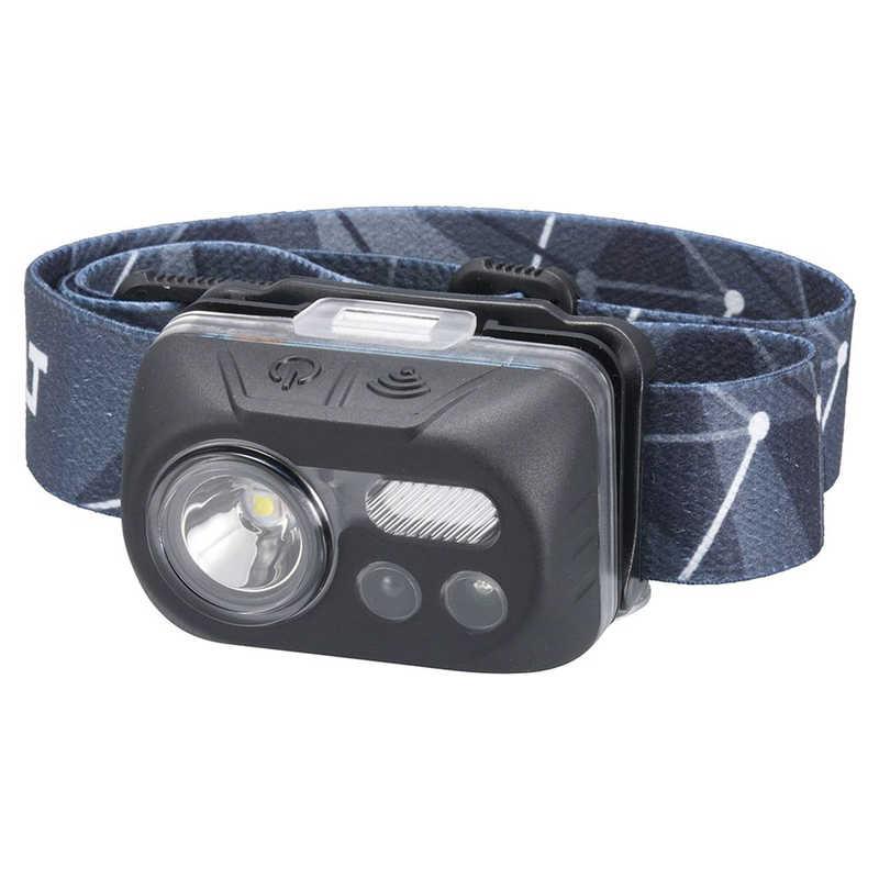 オーム電機 OHM LEDヘッドライトセンサー付ECLAT240ルーメン ［LED /単4乾電池×3 /防水］ LC-S24A7