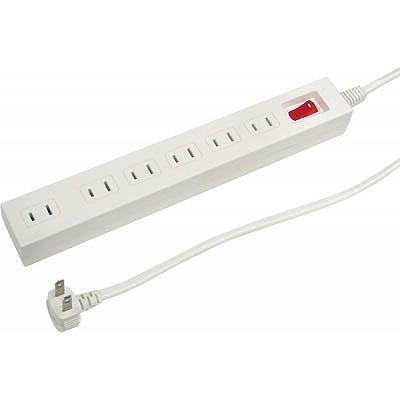 ヤザワ YAZAWA 集中スイッチ付節電タップ 6個口 2m ホワイト Y02612WH