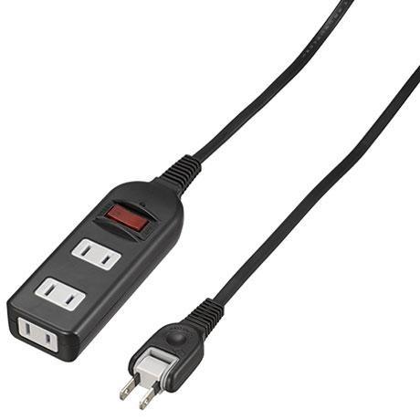 ヤザワ YAZAWA ノイズフィルター集中SW付タップ ブラック Y02BKNS311BK [1.0m /3個口 /スイッチ付き（一括）] Y02BKNS311BK