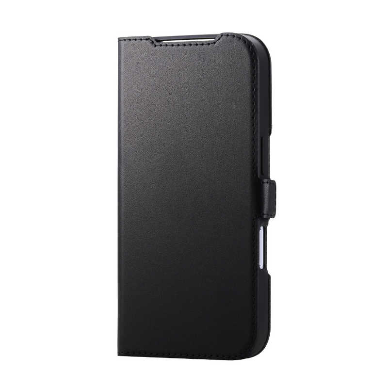 エレコム ELECOM iPhone17 Pro用手帳型ケース 磁石付 耐衝撃 ブラック PM-A25CPLFY3BK