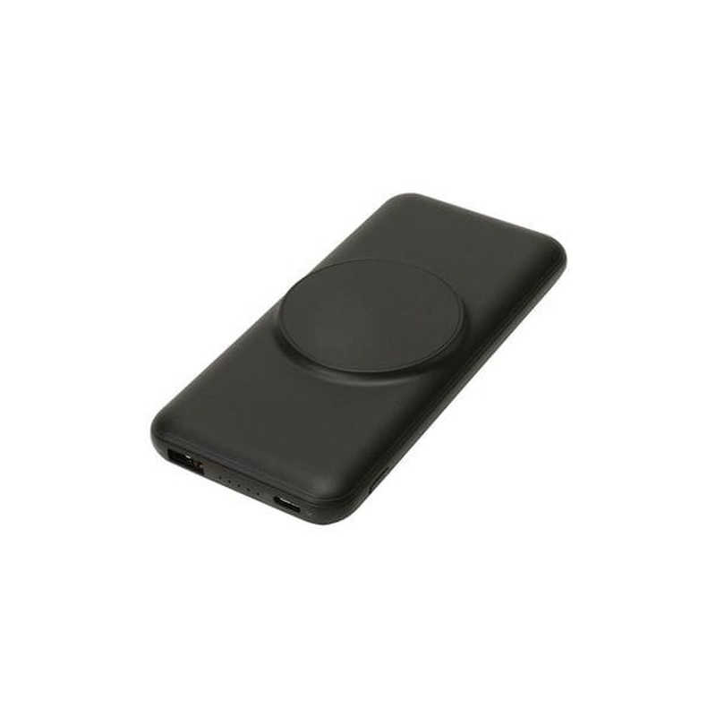 クオリティトラストジャパン マグネット式ワイヤレス リチウムバッテリー10000 ブラック QXW-0501BK