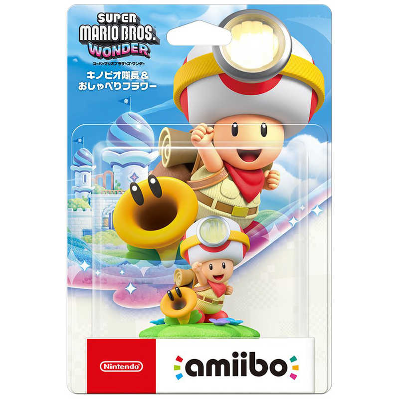 【アウトレット】任天堂　amiibo キノピオ隊長&おしゃべりフラワー(スーパーマリオシリーズ)NVL-C-ABAZ amiibo ｷﾉﾋﾟｵﾀｲﾁｮｳ&ｵｼｬﾍﾞﾘﾌﾗﾜ-