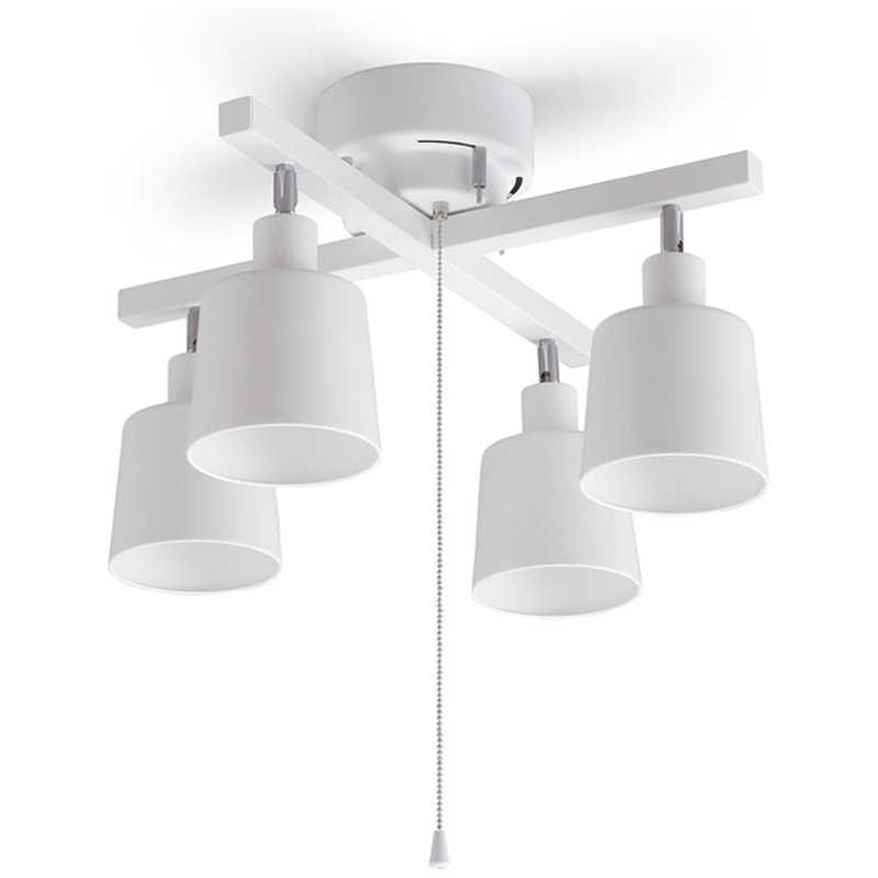 アイリスオーヤマ　IRIS OHYAMA 4灯シーリングライト クロスタイプ [電球色] CE4LA-20C-W