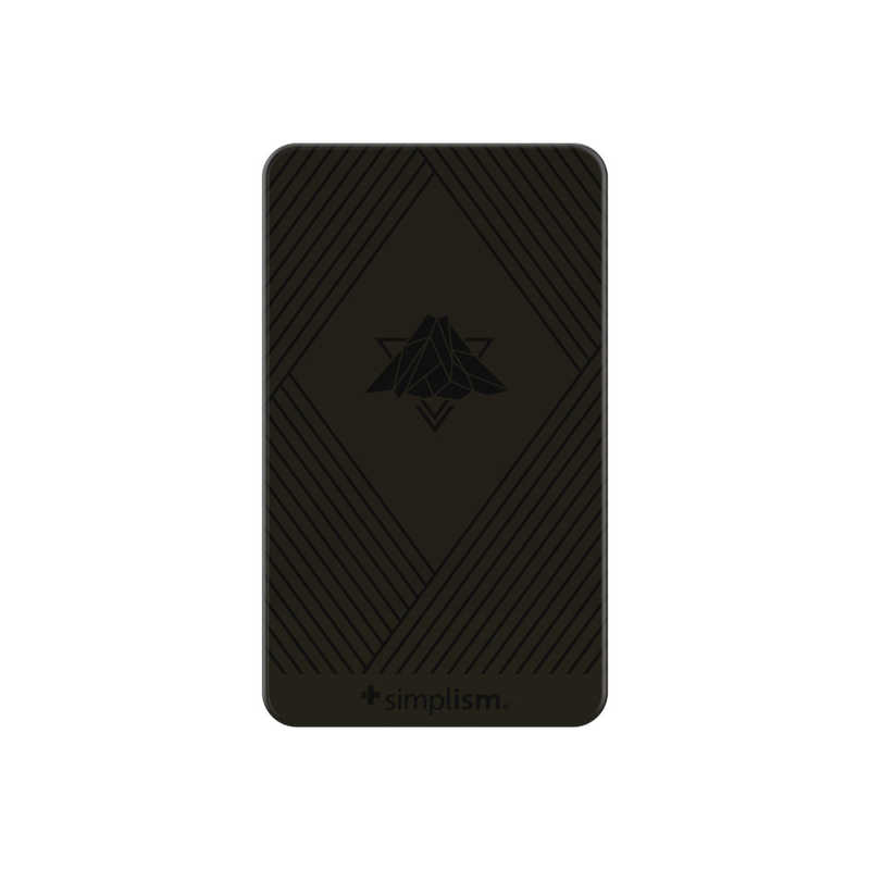 トリニティ 貼って剥がせるスマートフォン冷却シート スマ冷え ブラック TR-SHS-BK