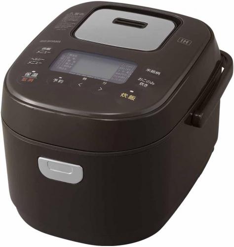 アイリスオーヤマ IRIS OHYAMA IH炊飯器 3合炊き 低糖質モード 糖質抑制 ブラウン KRC-IK30-T