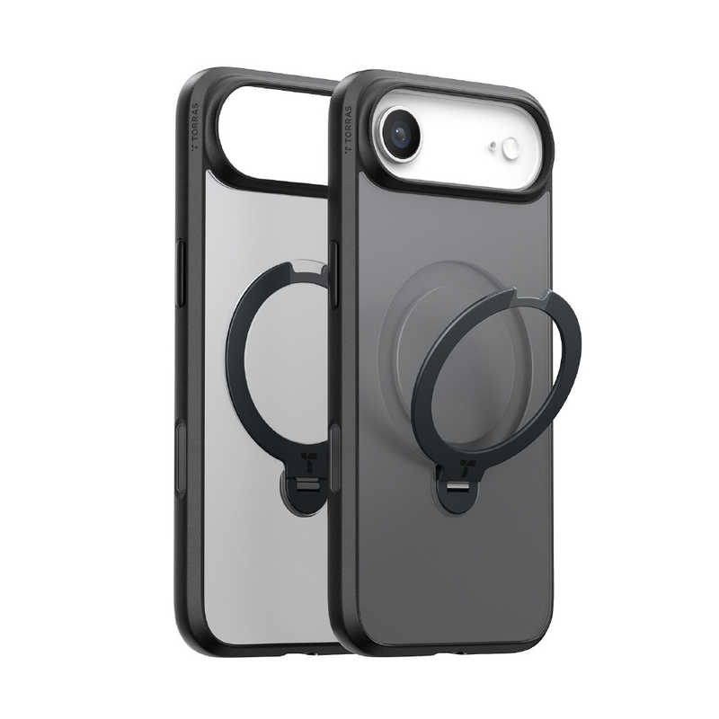 トラス TORRAS Torras - Ostand Q3 Spin Case for iPhone 17 Air ブラック X00FX2908