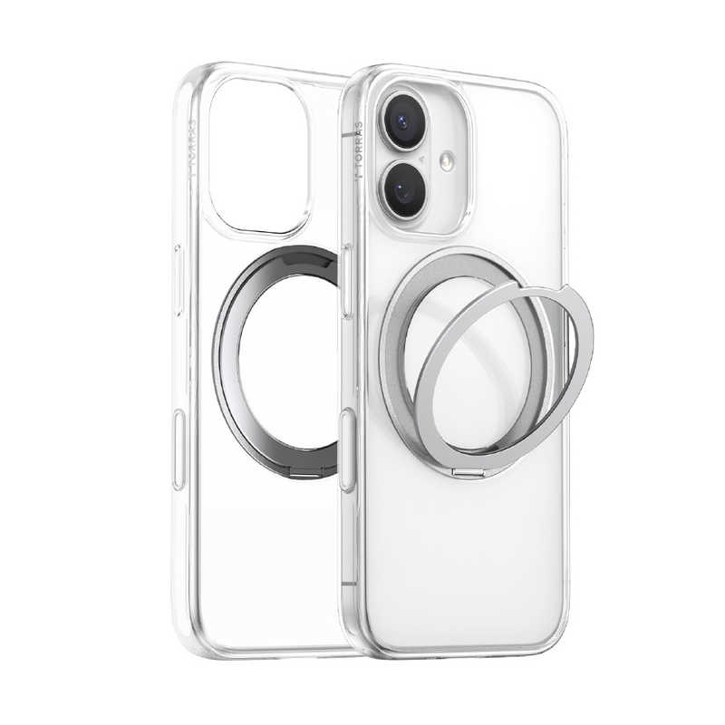 トラス TORRAS iPhone17用アクリル樹脂+TPUケース TORRAS OSTAND PRO クリア X00FX2922