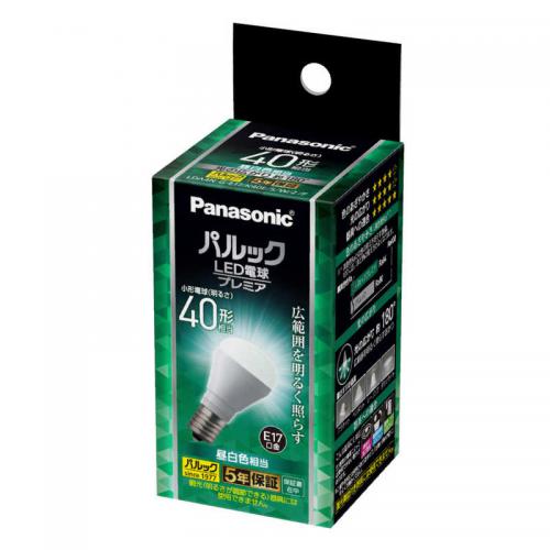 パナソニック Panasonic LED電球 プレミア  E17 昼白色 LDA4NGE17K40ESW2F