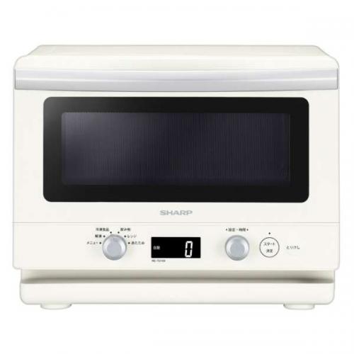 シャープ SHARP 単機能レンジ ワイドフラットタイプ 縦開き 18L ホワイト RE-TD184-W