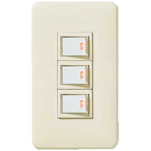 パナソニック フルカラー埋込トリプルスイッチ ミルキーホワイト WNP5301MWP