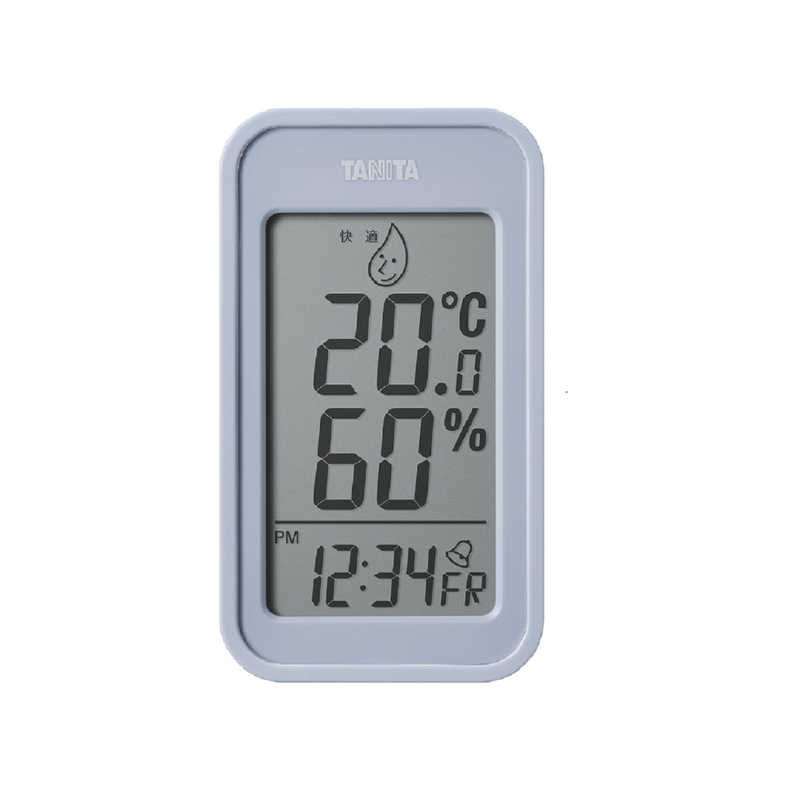 タニタ デジタル温度計BL ブルーグレー ［デジタル］ TT589BL