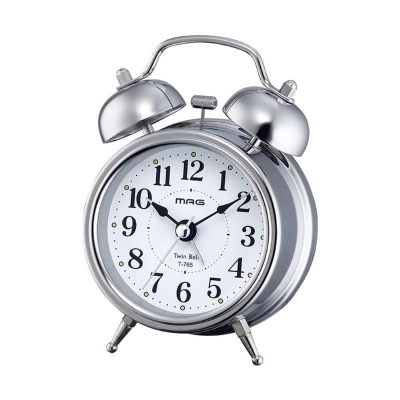 ノア精密 ベル音目覚まし時計 MAG ベルズミニDX T-765S-Z