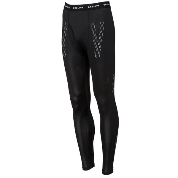 リライブ RELIVE リライブスパッツα メンズ 前開き 表側プリントタイプ Mサイズ SPM-003-BLK-M