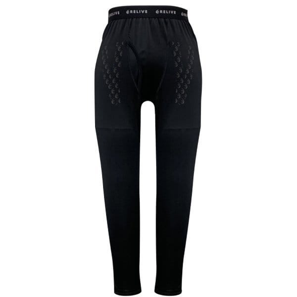 リライブ RELIVE リライブスパッツ メンズ 前開き 表側プリント ブラック Lサイズ SPM-002-BLK-L