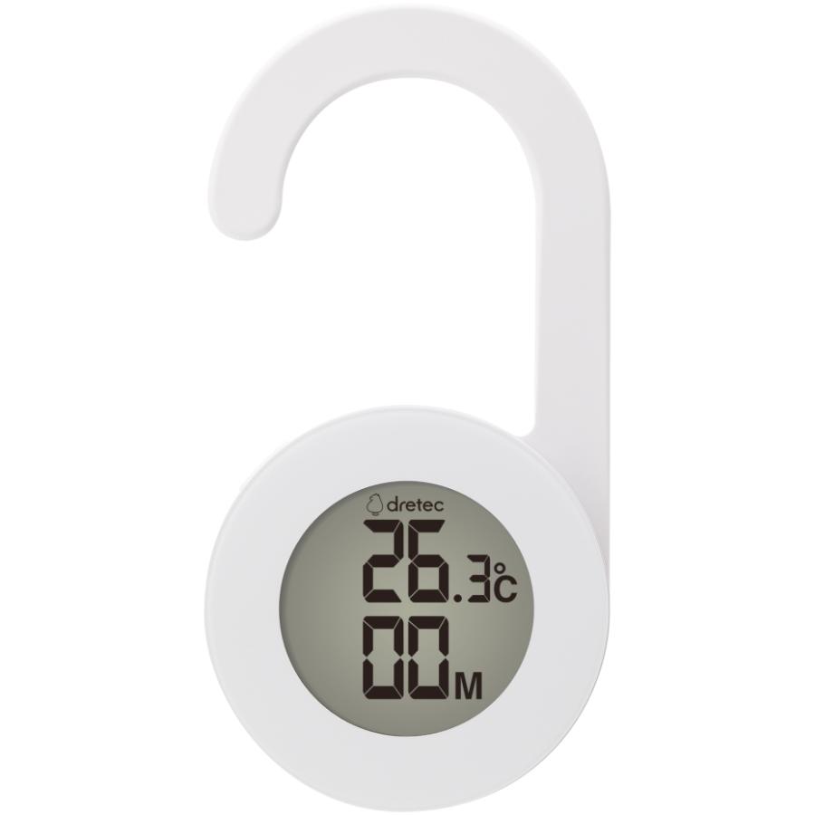 ドリテック 防水タイマー付温度計 おんどケア ホワイト O-424WT