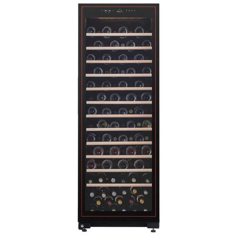 フィラディス 【右開き】ワインセラー(111本収納) フォルスタージャパン CASUAL+(カジュアルプラス) 1温度タイプ 省エネモデル インバーターコンプレッサー ブラック ブラック FJC-310GS(BK)(大型)