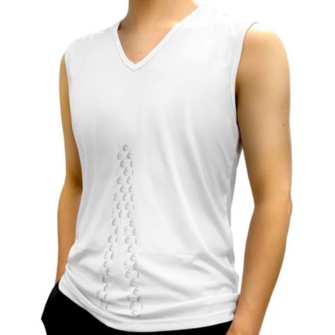 リライブ RELIVE リライブ インナーシャツ ノースリーブ メンズ ホワイト Lサイズ INV-002-WHT-L