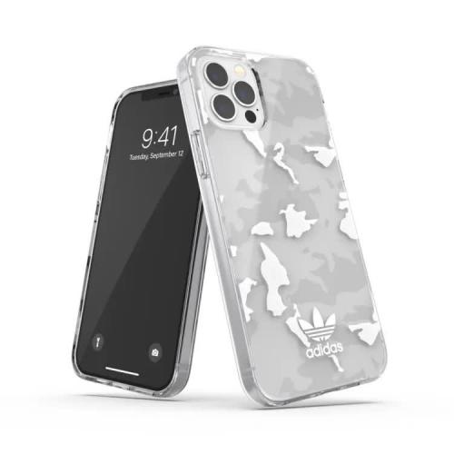 【SALE】adidas Originals Snap Case Camo AOP SS21 for iPhone 12 / iPhone 12 Pro clear/white 43705EY1162