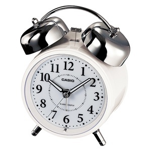 【SALE】CASIO 電波目覚まし時計 ホワイト TQ-720J-7JF カシオ
